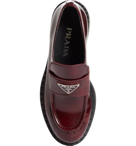 prada loafers brown